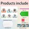 6 Pack 3D Bird Diamond Painting Card Kit, DIY Animal Diamond Art Greeting Cards with Envelopes for Adults, Birthday & Thank‑You Crafts